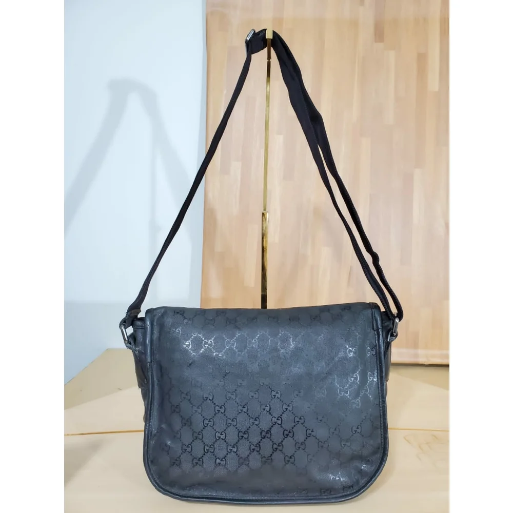 Gucci Imprime Monogram Flap Messenger Bag